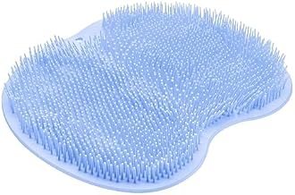 Foot Scrubber for Shower Silicone Mat – Non Slip Feet Cleaner with Suction Cups, Exfoliating Foot Massager Removes Dead Skin & Callus, Bathroom Foot Cleaning Pad for Men & Women (Multicolor) (PACK 0F 1)