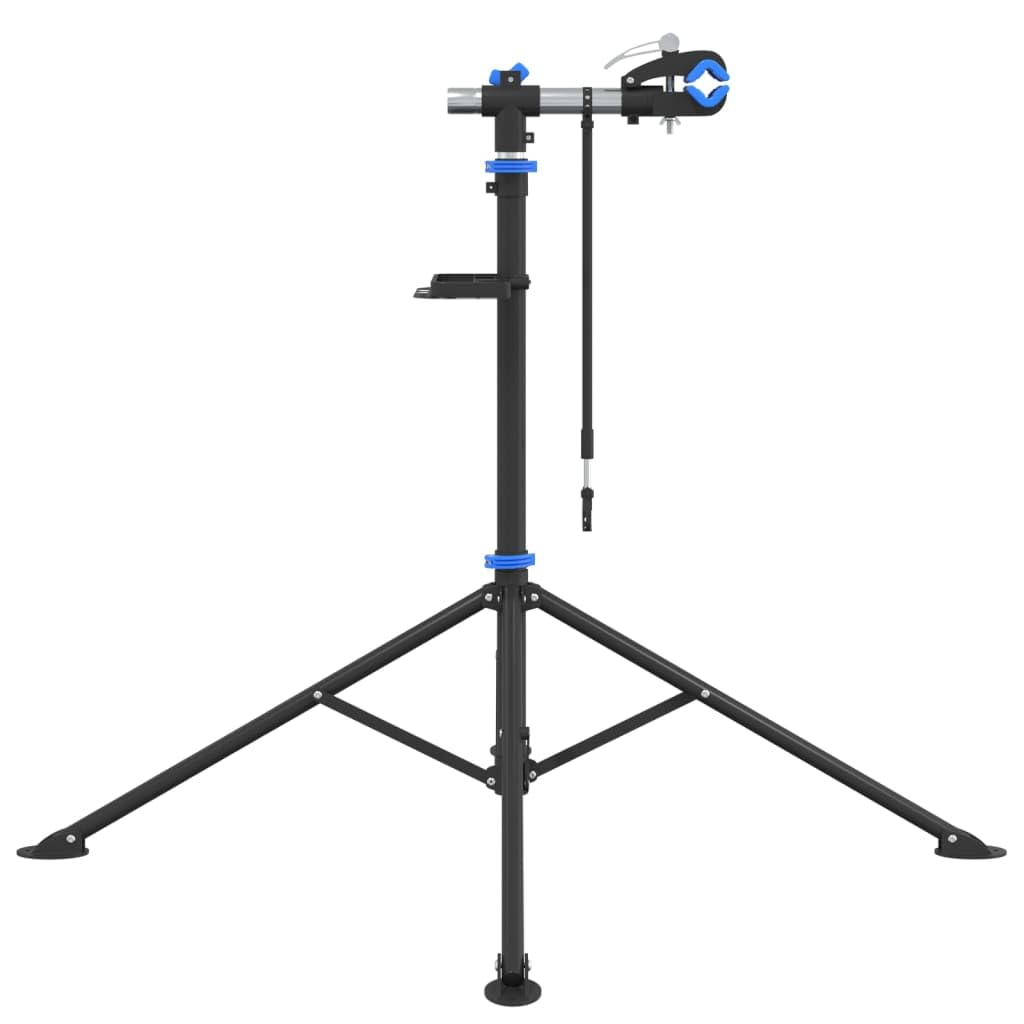 Fahrrad-Montageständer klappbar verstellbar 108-188 cm Stahl mit magnetischer Ablage, Stabiler Bodenständer für Reparatur, Wartung und Parken, platzsparend, Outdoor Indoor geeignet