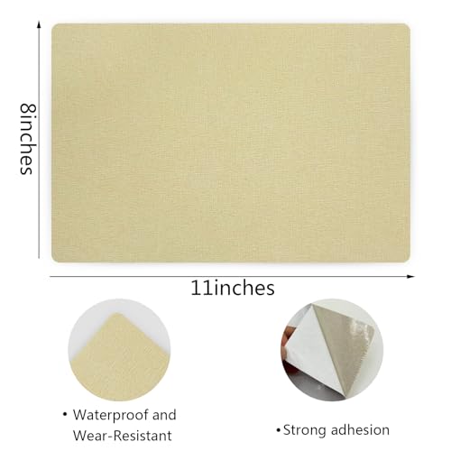 Giftmeet Remendos de reparo de tecido de sofá, adesivos de reparo de linho de 20 x 25 cm para móveis