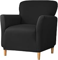 Vista 20 de XMAYODS Funda para silla de club, funda para silla de bañera, fundas suaves y redondas para silla de sofá, fundas de sofá con parte inferior #16