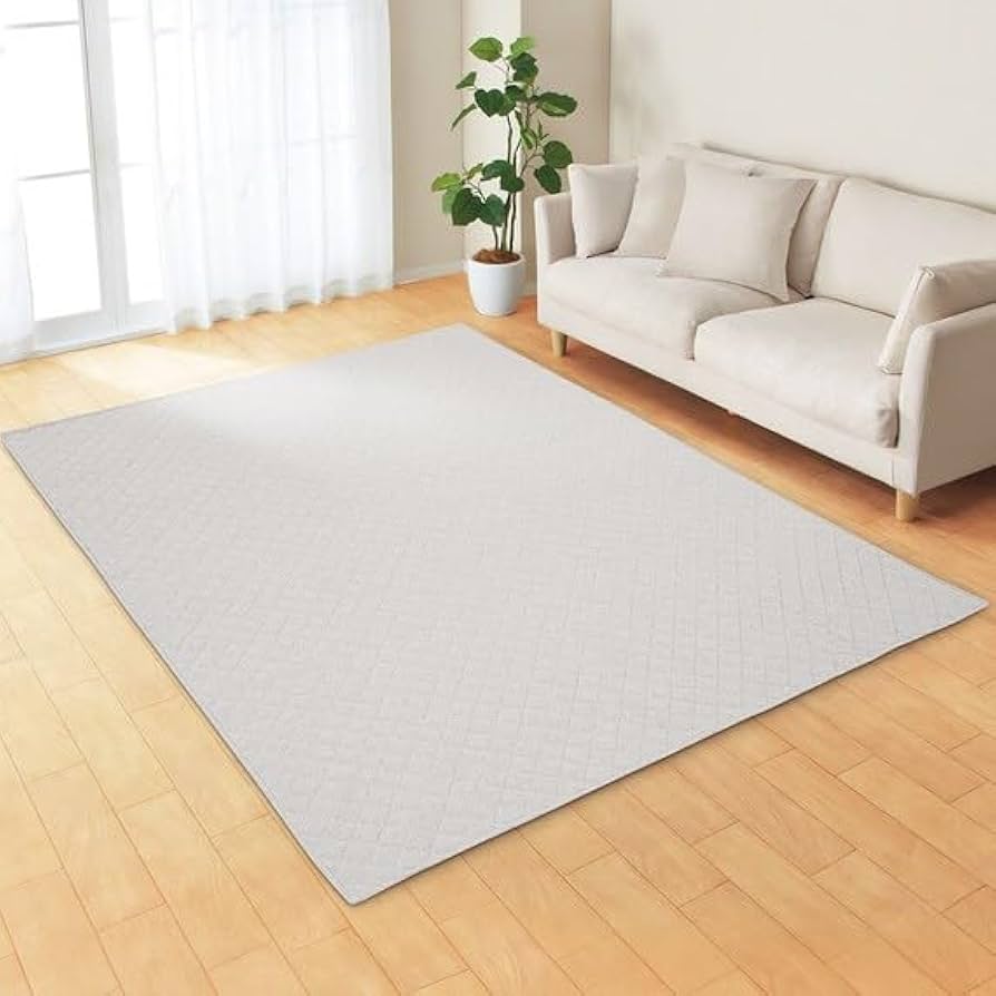 Amazon｜ニトリ 綿入り 洗える キルトラグ OG MX03 185X240cm