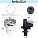 Hot Tub Air Switch 16A On Off Push Air Button Switch Jet Tool for Jetted Whirlpool Jet Bath Tub Spa Air Switch Air Activated Switch Button for Sink Top Garbage Disposal Part - 1 Set