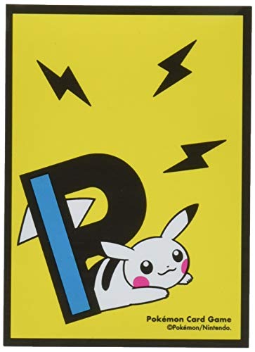 Protège-cartes Pokémon jaune PIKAPIKACHU YE 64 ct : pochette de protection pour deck de cartes