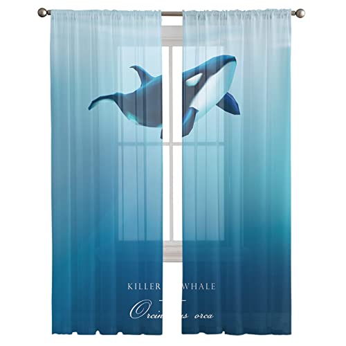 LUOWAN Tenda Voile Tasca per Aste 2 Pannelli 35%