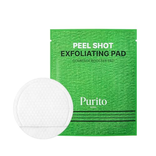 Exfoliant pad PURITO PEEL SHOT rituel éclat du visage au charbon actif