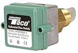 Taco Industrial Flow Switch, 1 Count, Green, Push Button Actuator, Automatic Operation, IP00 Rated, IFSWSBF-1