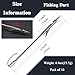 SUFFUSE Slingshot Fishing Darts, 10pcs Stainless Steel Fishing Slingshot Arrows, 6.3in Detachable Arrowheads, Professional Slingshot Accessories for Shooting Fish and Hunting-10pcs
