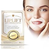 YuanKanJu Anti Wrinkle Patches for Lip, Smooth Fine Lines & Wrinkles, Silicone Wrinkle Patches with Hydrolyzed Collagen with Aloe,Vitamin E - Overnight Lift Lines Treatment, Gold