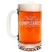 Happy Birthday (spagnolo) - Tazza da birra incisa, 16 oz