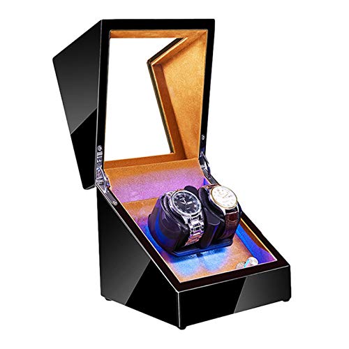 Enrollador de relojes automáticos con luz LED y motor silencioso 2