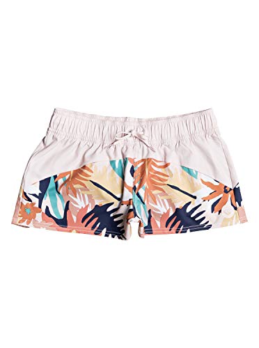Roxy Catch A Wave Womens Boardshorts Large Peach Blush Bright Skies