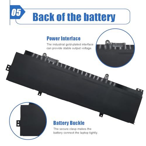 Image of L21M4P72 Laptop Battery 52.5Wh Replacement for ThinkPad T14 Gen 3 / P14s Gen 3 /ThinkPad T14 Gen 4 / P14s Gen 4 Series L21C4P71 L21L4P71 L21M4P71 L21M3P71