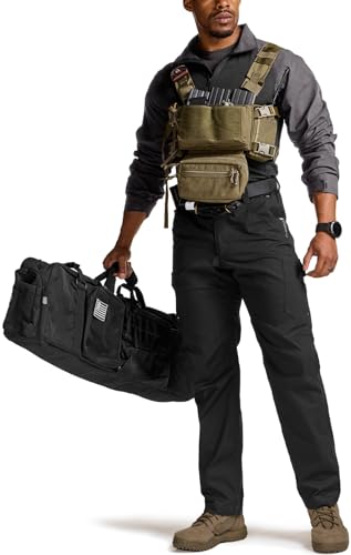 Image of CQR Men's Tactical Combat Shirt, 1 /4 Zip Long Sleeve Breathable Military BDU Training Top for Shooting, Hunting, Range Use