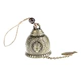 Material: Metall Gazechimp Chinesische Buddhistische Klangspiele Windspiele -Balkon Garten Fengshui Deko - Buddha