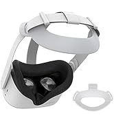 KIWI design Headset Strap Pad Kompatibel mit Meta/Oculus Quest 2, Druckreduzierungszubehör Kompat...