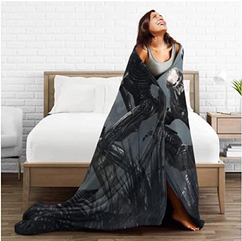 Blanket Predator3D Printed Throw Blanket for Adults Kids,Super Soft Warm,Cozy Flannel, for Women,Fleece Blankets for Bed,Sofa,Chair,Car-130cmx150cm
