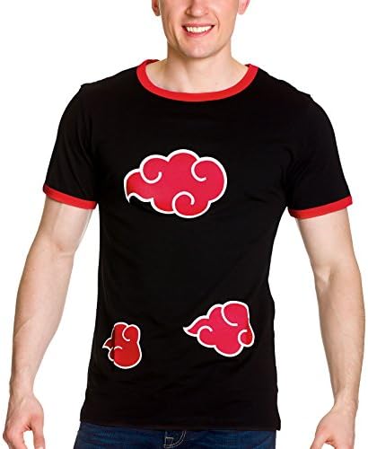 ABYSTYLE Naruto Shippuden – Camiseta Akatsuki Hombre MC Black