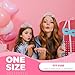 Papoopy Birthday Tiara and Crown with Sash for Women, Hair Accessories for Wedding Party Costume (A1 - Silver)