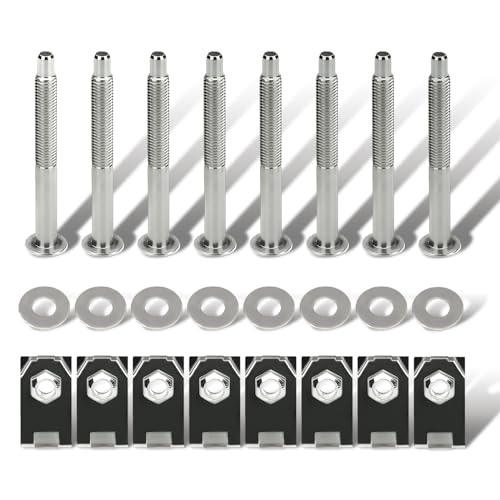 Gagsu 924-311 Truck Bed Mounting Bolts Nuts Hardware Kit Compatible with Ford...