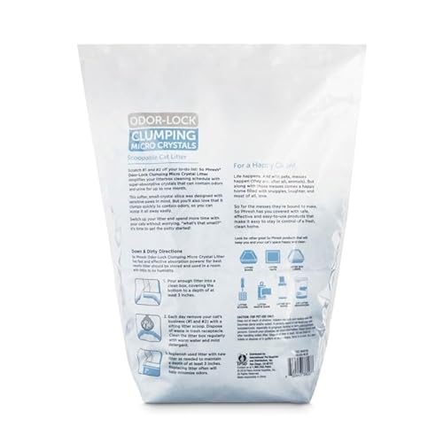 So Phresh SOPH-8# FF BLU Scoopable Odor-Lock Clumping Micro Crystal Cat Litter In Blue Silica thumb #1
