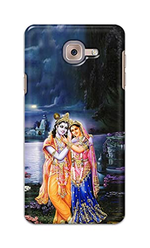 Image of Printed Hard Back Cover Case for Samsung Galaxy J7 Max Back Cover (Radha Krishna) -1803