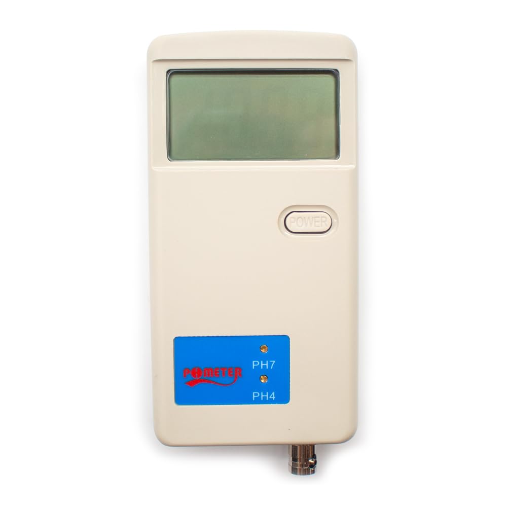 Toplionace Ph Metro Digitale Portatile per Acqua per Laboratorio Chimico Biologico Analizzatore 0.00-14.00ph, PH-012