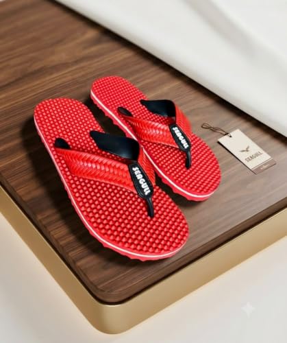 Image of SGLAQPM Men's Flip Flops | Comfortable Casual Slippers for Men | Bathroom Slipper /Chappal for all, easy to put in /out, Long Life Slippers