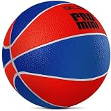 SKLZ Pro Mini Hoop 5-Inch Foam Basketball, Red/Blue