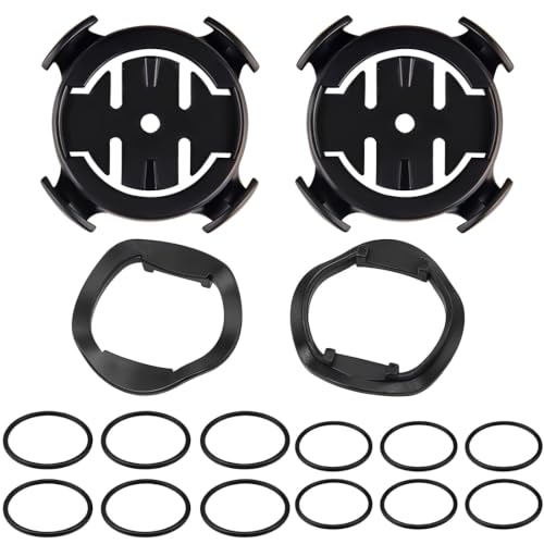 UYVPAER 2 Pièces Gps Garmin Velo Support Fixation Guidon, Adaptateur Pour Compteur Vélo, Silicone