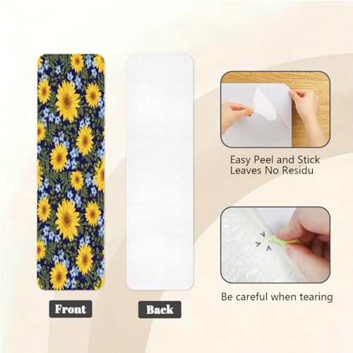 Evite resbalones en escaleras con protectores antideslizantes de girasoles 4
