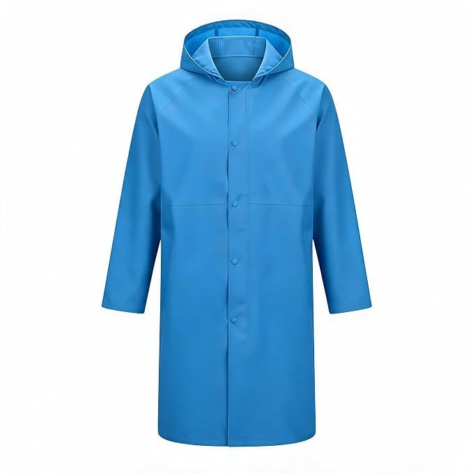 (1 Years Assured Warranty Hooded Lightweight Waterproof Rain Jacket for Men and Women, Suitable for Camping, Hiking, Trekking, Travel, Walking and Outdoor Exploration-picture-23