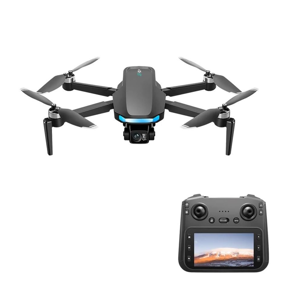 Black,Single battery,nowy dron s-x1 z ekranem, 3-osiowy stabilizator antywstrząsowy, 8k, bezszczotkowy, zdalnie sterowany quadrocopter, 5g gps, kamera 8k hd, fpv uav