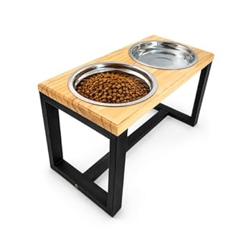 Comedouro Alto Duplo para Cães Tamanho G