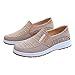 Canvas Loafers for Men Ultra Light Fashion Arch Support Slip On Sneakers Cushioned Breathable Orthopedic Workout Shoes