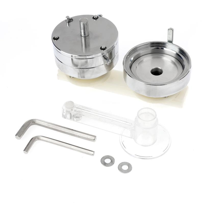 Wykrawarka do odznak maszyna do wycinania kółek dziurkacz naciśnij przycisk Maker DIY zestaw do robienia plakietek 58mm