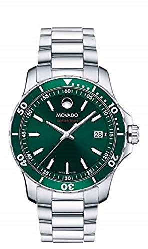  MOVADO MEN\'S SERIES 800 40MM STEEL BRACELET & CASE SWISS QUARTZ WATCH 2600136