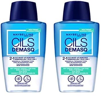 Démaquillant Cils Démasq 2en1 Waterproof Maybelline New York Le Flacon De 150ml