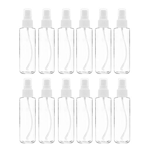 Preisvergleich Produktbild 12 Feinnebel Sprühflaschen - 120 Ml Transparente Kunststoffsprühflasche Mit Pumpensprühkappe Für Eine Saubere Gartenarbeit Mit Lotion