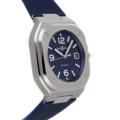 Bell & Ross BR05 Mechanical (Automatic) Blue Dial Mens Watch BR05A-BLU-ST/SRB (Certified Pre-Owned)4