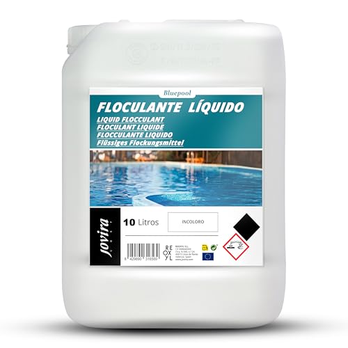 JOVIRA CORP 10L - Floculante Líquido | Clarificador de Agua Turbia para Piscinas | Acción Rápida y Alta Eficacia (10 Litro)