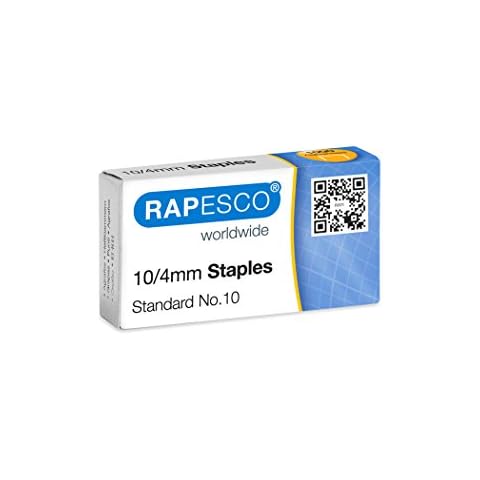 Rapesco AP510VZ3 10 / 4 mm Galvanised Staples, Box of 1,000 Cover