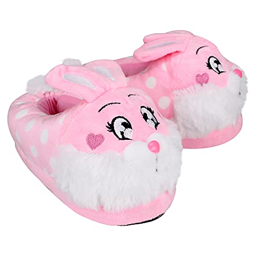 Pantufa Infantil Unissex de Coelhinho (Rosa, 30-31)