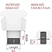 Lmuze 6x6x2 inches Small Shipping Boxes Set of 50 - Pink Mailer Corrugated Cardboard Boxes for Shipping Packaging Mailing Products