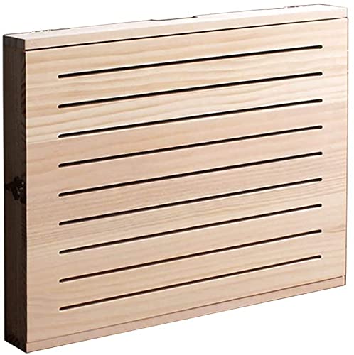 Étagère pour routeur Wi-Fi et boîtier de compteur en bois de pin mural
