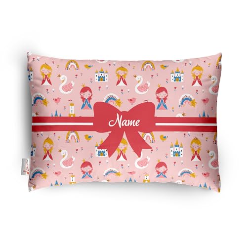 Image of Personalised Premium Baby Pillow - Super Soft Cotton Cushion for Kids (1 Month-5 Years), Cute Cartoon & Animal Prints, Neck Support, Head Shaping Pillow for Baby Sleep & Bedtime Comfort