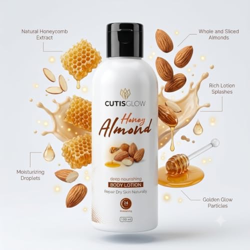Image of Honey Almond Body lotion with 24 hr nourishment