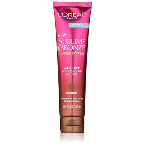 L’Oréal Paris Sublime Bronze Summer Express Body Makeup Lotion, Medium, 3.55 fl. oz.