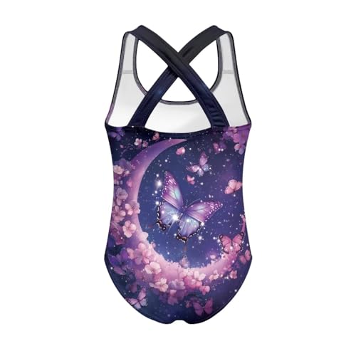 Image of Kids One Piece Swimsuit for Girls 5-14 Years Old Pretty Secure and Comfortable