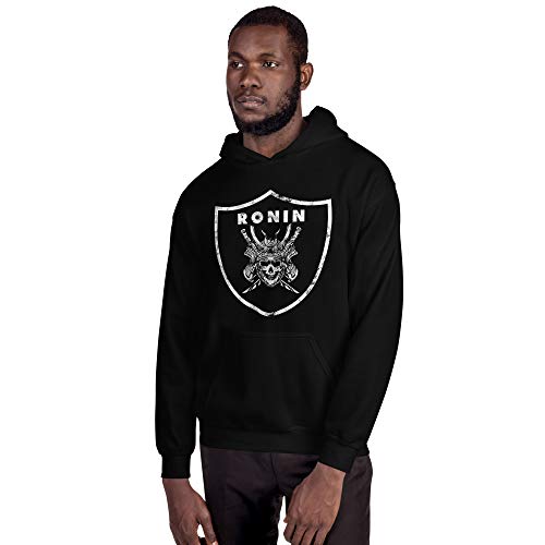 Samurai Warrior Ronin Football Badge Hooded Sweatshirt