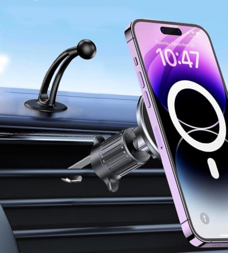 Image of RIGGEAR Magnetic Car Air Vent Phone Holder, MagSafe AC Vent Mobile Mount
